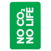 GEEN CO2 GEEN LEVEN MAGNEET (Verticaal)