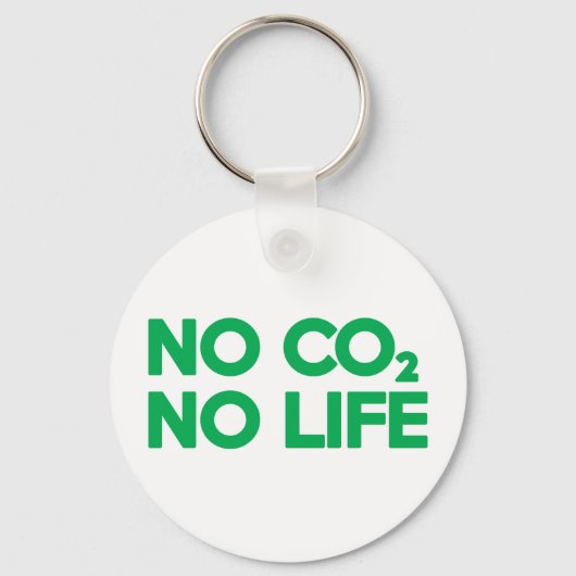 GEEN CO2 GEEN LEVEN SLEUTELHANGER (Voorkant)