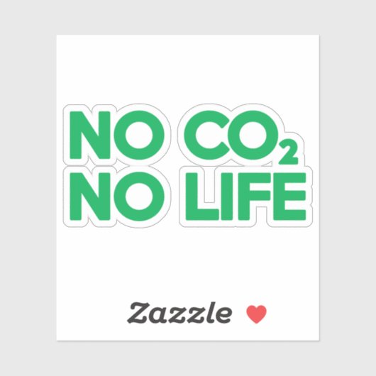 GEEN CO2 GEEN LEVEN STICKER (Vel)