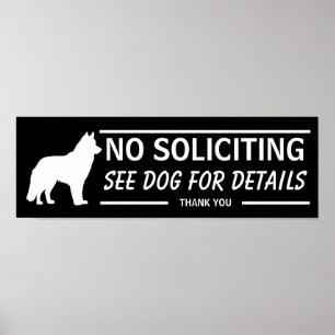 Geen Colportage Zie Hond Voor Details Alaskan Mala Poster