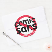 Geen Comic Sans Sticker Sheet (Envelop)