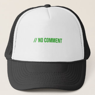 Geen commentaar - Programmeurs Trucker Pet