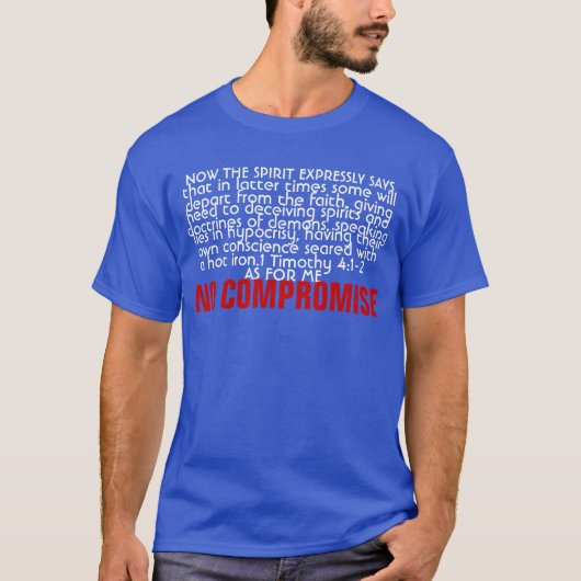 GEEN COMPROMIS T-SHIRT (Voorkant)