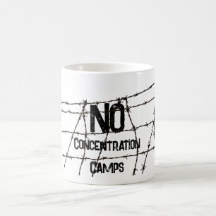 Geen concentratiekampen koffiemok