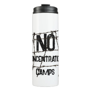 Geen Concentratiekampen Thermische Tumbler Thermosbeker