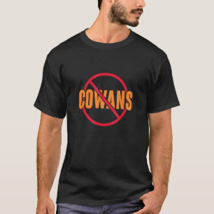 Geen Cowans Anti-Cowans vrijmetselaar Maçonnieke V T-shirt