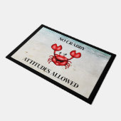 Geen Crabby Attitudes Door Mat (Schuin)