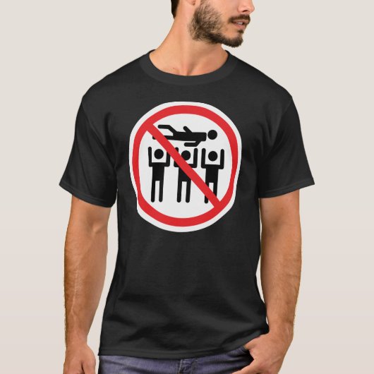 Geen Crowd Surfing T-shirt (Voorkant)