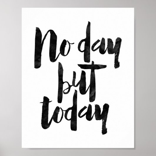 Geen dag, vandaag poster (Voorkant)