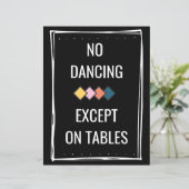 Geen dansen behalve op de tabellen (Staand voorkant)