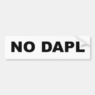 GEEN DAPL BUMPERSTICKER