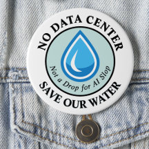 GEEN DATACENTRUM SPAAR ONS WATER Geen Druppel voor