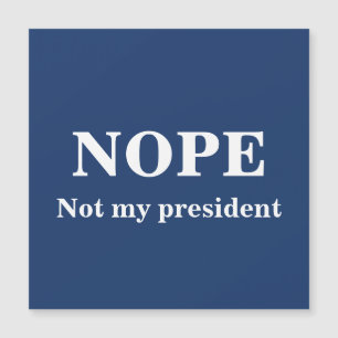 GEEN DENKEN AAN Mijn president aanpasbaar