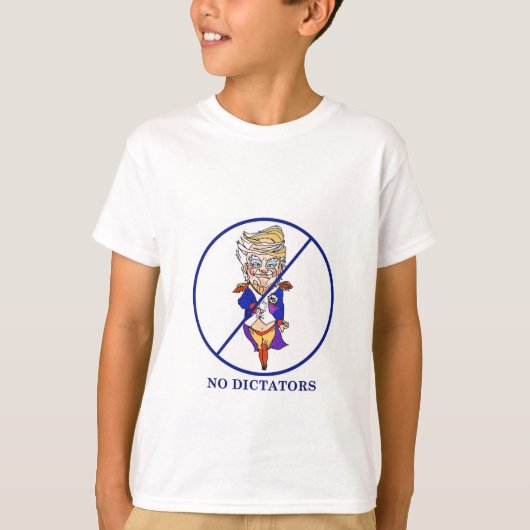 Geen Dictators Kinder T-shirt (Voorkant)