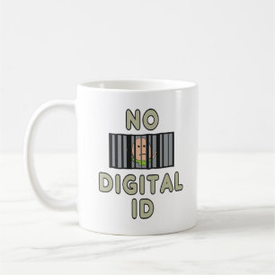 Geen digitale id koffiemok