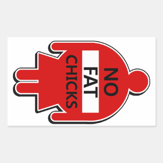 Geen dikke kuikens Sticker