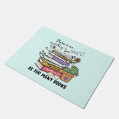 Geen ding zo veel boeken deurmat (Schuin)