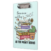 Geen ding zo veel boeken klembord (Links)