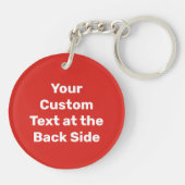 Geen DJ Zone Sleutelhanger (Achterkant)