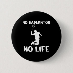 Geen Dminton-shuttles zonder leven Ronde Button 5,7 Cm