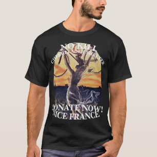 GEEN DODEN CHEERLEADER ONDERKOMEN MOOI FRANKRIJK T-SHIRT