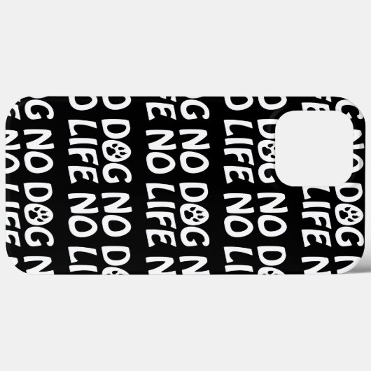 GEEN DOG NO Life Hoesje-Mate iPhone CASE (Achterkant (horizontaal))