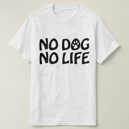 GEEN DOG T-SHIRT (Design voorkant)
