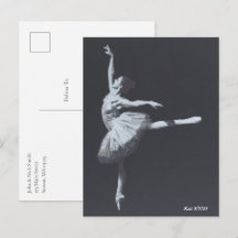 Geen Drama, Alleen Vrijheid, Zwart & Wit Ballerina