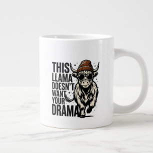 geen drama, gewoon een lama mok