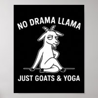 Geen Drama Lama Gewoon Geiten En Yoga Grappig Dier