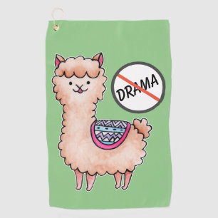 Geen Drama Lama Golfhanddoek