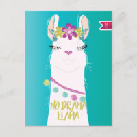 Geen Drama Lama illustratie Monogram