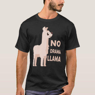 Geen drama lama klaagt dieren voor kinderen t-shirt