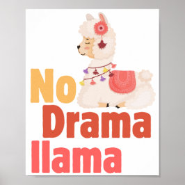 Geen drama lama poster