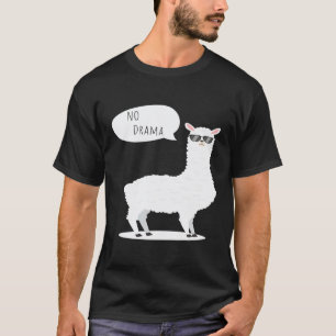 Geen Drama Lama Schattig voor Kinderen Volwassen T-shirt