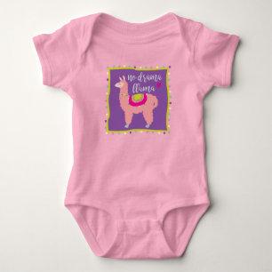 Geen Drama Llama Baby Body Suit Romper