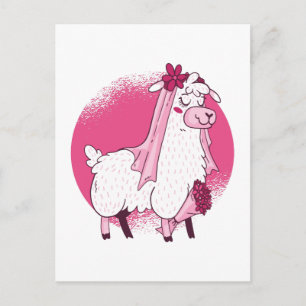 Geen Drama LLama BRUID Funny Trouwfeest Bruidsfees Briefkaart