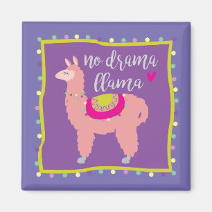 Geen Drama Llama Magnet Magneet