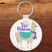 Geen Drama Llama Sleutelhanger (Voorkant)