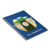 Geen Drama Llamas Brothers Notitieboek (Rechterzijde)