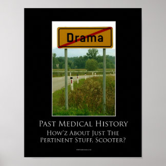 Geen Drama Motivatie Poster