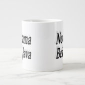 Geen Drama Quote halve tekst Extra Grote Beker (Voorkant)