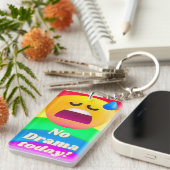 geen drama vandaag sleutelhanger (Voorkant Rechts)