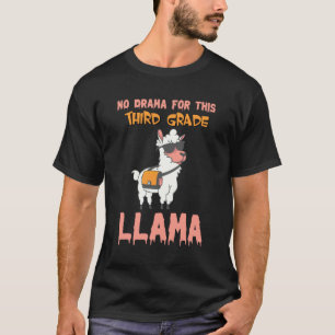 Geen drama voor deze lama uit de derde klas Funny T-shirt