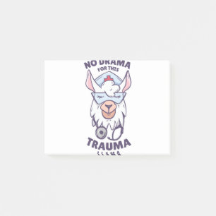 GEEN DRAMA VOOR DEZE TRAUMA LLAMA POST-IT® NOTES