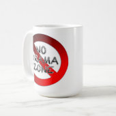 Geen Drama Zone Koffiemok (Voorkant links)