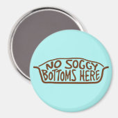 Geen drassige bodems hier - Bruin Magneet (Voorkant / Achterkant)