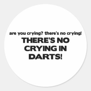 Geen drogen - Darts Ronde Sticker