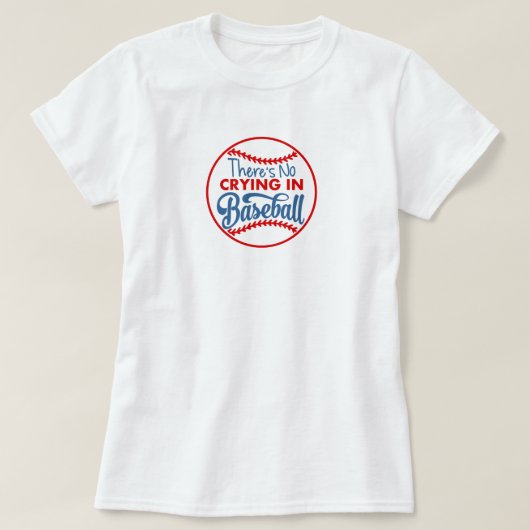 Geen drogen in Baseball Basic Tshirt (Design voorkant)