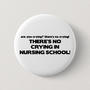 Geen drogen in de verpleegschool ronde button 5,7 cm